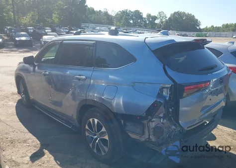 2022 Toyota Highlander Xle from USA, damaged, VIN 5TDGZRAH7NS137485